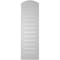 Ekena Millwork Arch Top Surface Mount PVC Gable Vent w/ 2"W x 2"P Brickmould Sill Frame, 12"W x 38"H GVPAR12X3803SN - alternate 5